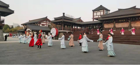項(xiàng)王故里景區(qū)探尋古韻舞蹈文化，整裝再出發(fā)(圖1)