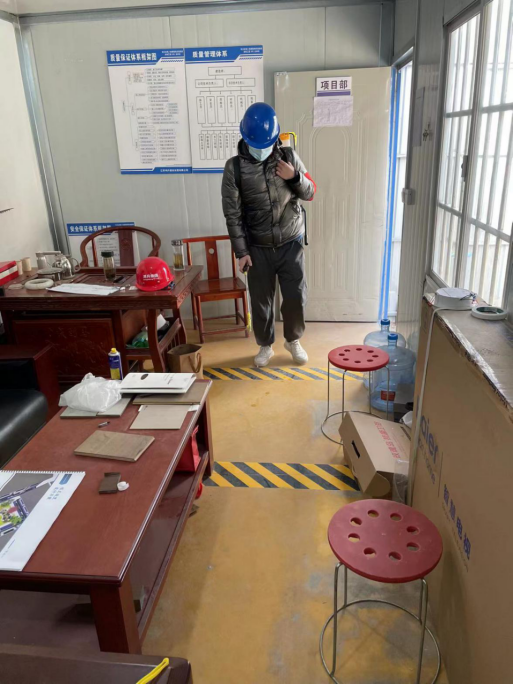 項里景區持續做好在建工程疫情防控工作(圖1)